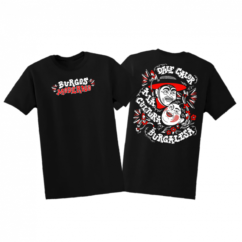 Camisetas negras Gigantillos Burgos Moderno